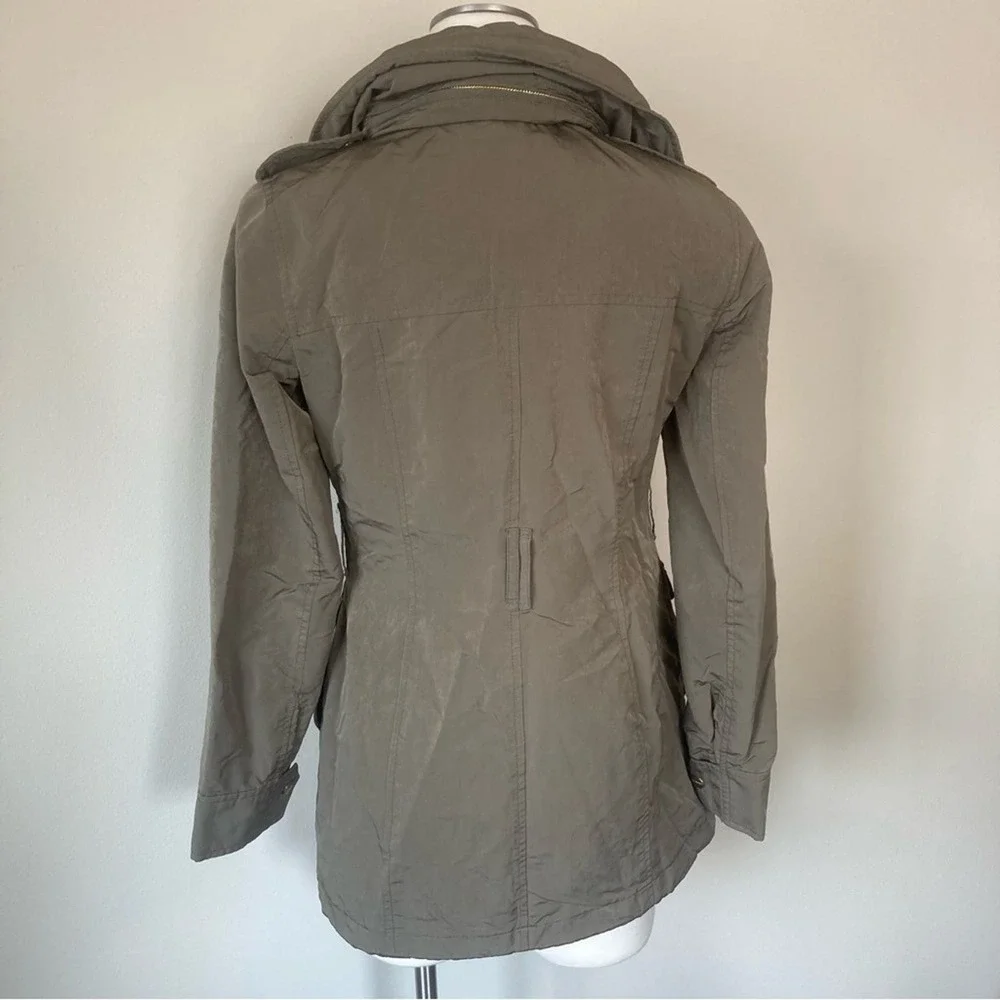 London Fog Heritage Green Utility jacket with Packable Hood Size XS - Picture 2 of 3